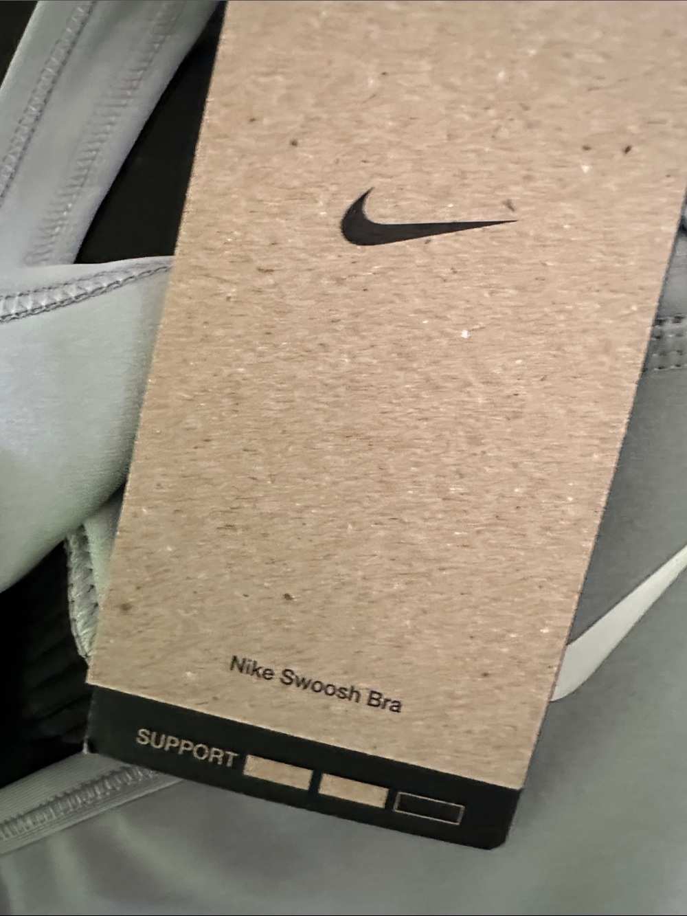 NWT Nike Swoosh Sports Bra - Size L - Picture 4 of 6